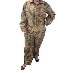Walls Advantage Timber Camo Insulated Overalls Men's Large (42-44) Short‎ Length